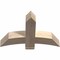 Ekena Millwork Bellingham Smooth Timber Gable Bracket, Douglas Fir, 36"W x 24"H x 5 1/2"D x 5 1/2"F, 16/12 Pitch GBW036X24X0606BEL00SDF - alternate 3